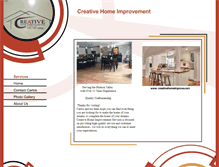 Tablet Screenshot of creativehomeimprove.com